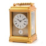 A late 19th Century Petite-Sonnerie carriage clock, by Le Roy & Fils,