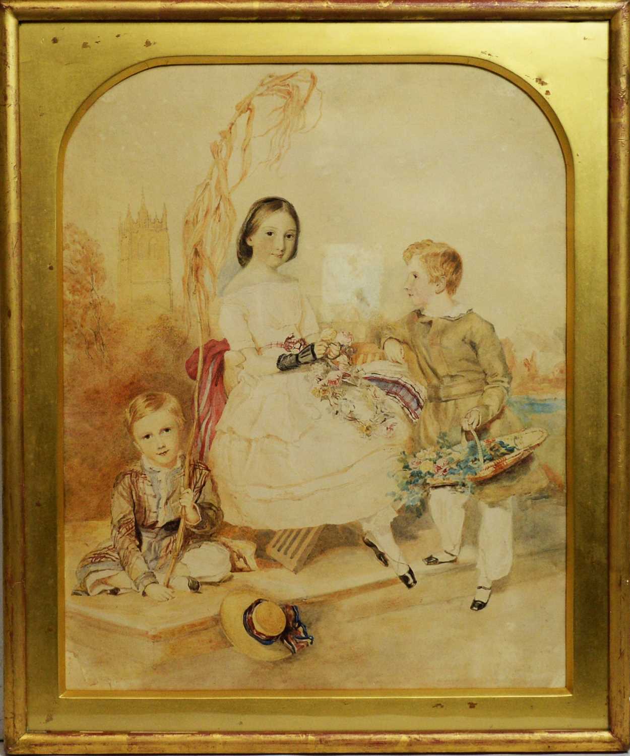 British School, 19th Century - watercolour.