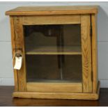 An early 20th Century pine cabinet
