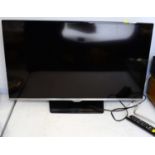 A Samsung 32" flatscreen TV
