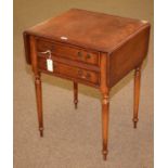 A Regency style Mahogany drop-leaf occasional table