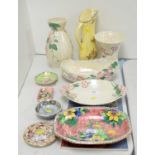 A selection of Maling ceramics