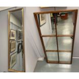 Two 20th Century wall mirrors