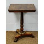 A William IV mahogany side table