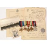 A Second World War medal group.