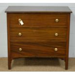 A 20th Century mahogany chest of drawers