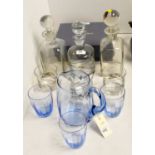 Selection of glass wares including Villeroy & Boch