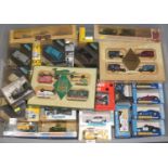 A selection of die-cast model vehicles