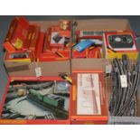 A selection of Hornby 00-Gauge railway models and accessories