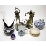 A selection of ceramics and glass ware