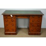 A late Victorian/early Edwardian mahogany writing desk