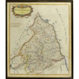 Robert Morden - hand coloured map