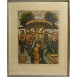 French School, 20th Century - woodblock