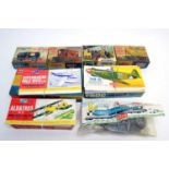 Airfix boxed model construction kits.