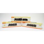 Three boxed Hornby 00-gauge locos.