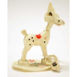 A 1950s celluloid muffin the mule toy.