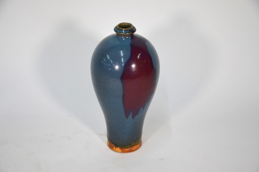 A Chinese Song style Junyao vase, meiping