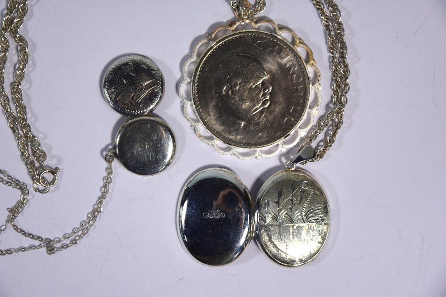 Collection of silver and white metal jewellery - Image 4 of 4