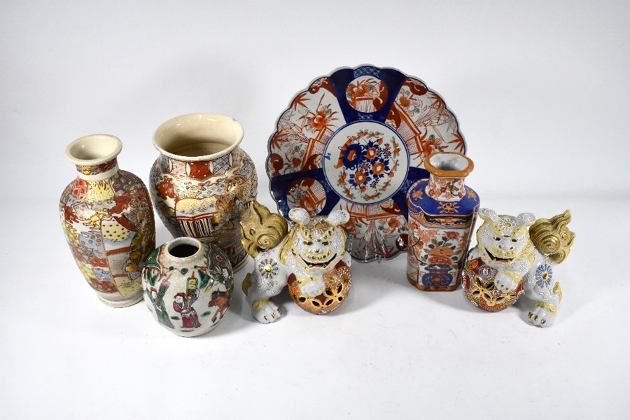 A small collection on 19th century and later Chinese and Japanese ceramics