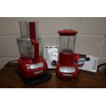 A Kitchen Aid 5KSB555 blender to/w Kitchen Aid food processor (2)