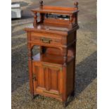 A 'Walker & Sons' good quality walnut side cabinet