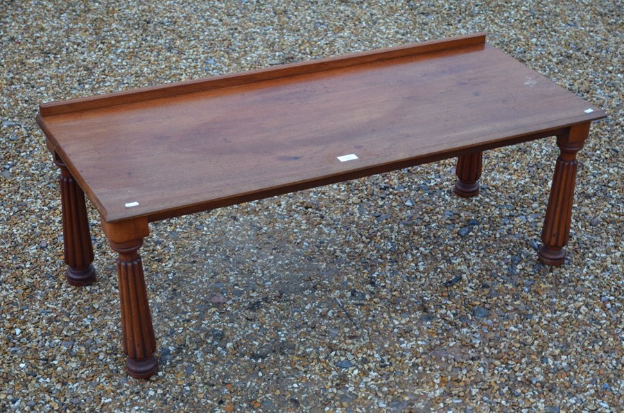 A 19th century mahogany stand