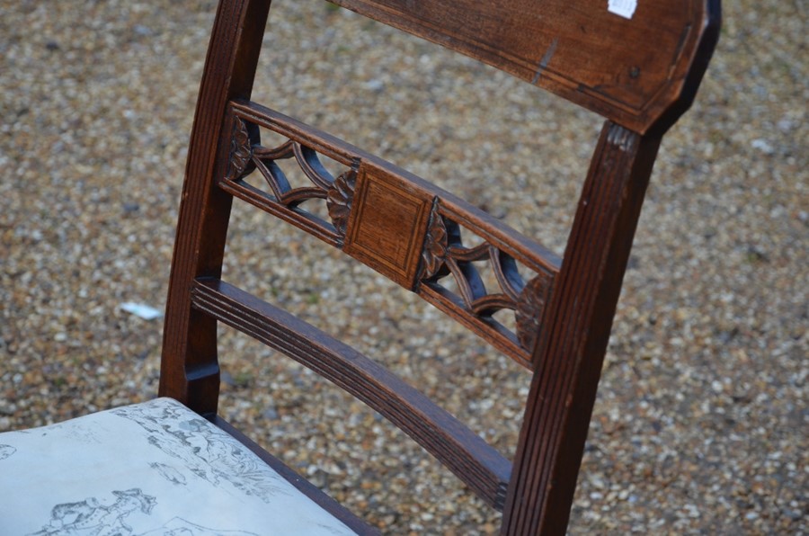 A pair of 19th century country chairs to/w a tilt-top occasional table (3) - Image 2 of 3