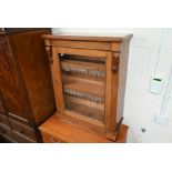 A Victorian mahogany pier cabinet