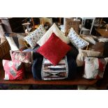 Collection of various cushions