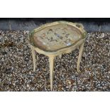 An Italian tray top occasional table