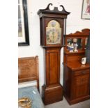 A Victorian mahogany eight-day longcase clock