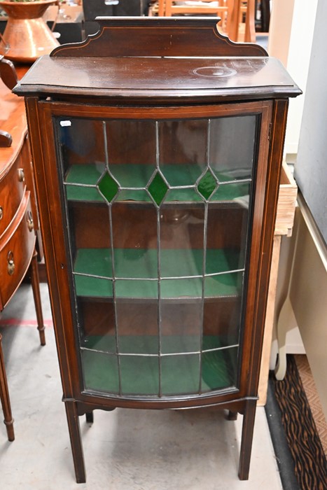 An early 20th century mahogany display cabinet