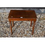 A 19th century mahogany occasional table