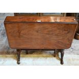 A Victorian rosewood Sutherland table