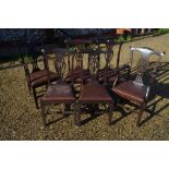 Dining chairs and occasional table