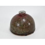 A Chinese peachbloom glazed beehive water pot in the Kangxi style