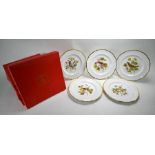 Five Spode 'American Bird' plates