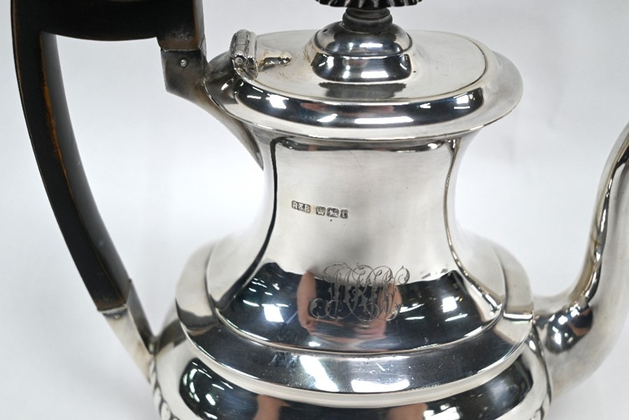 Victorian silver coffee pot - Image 3 of 6