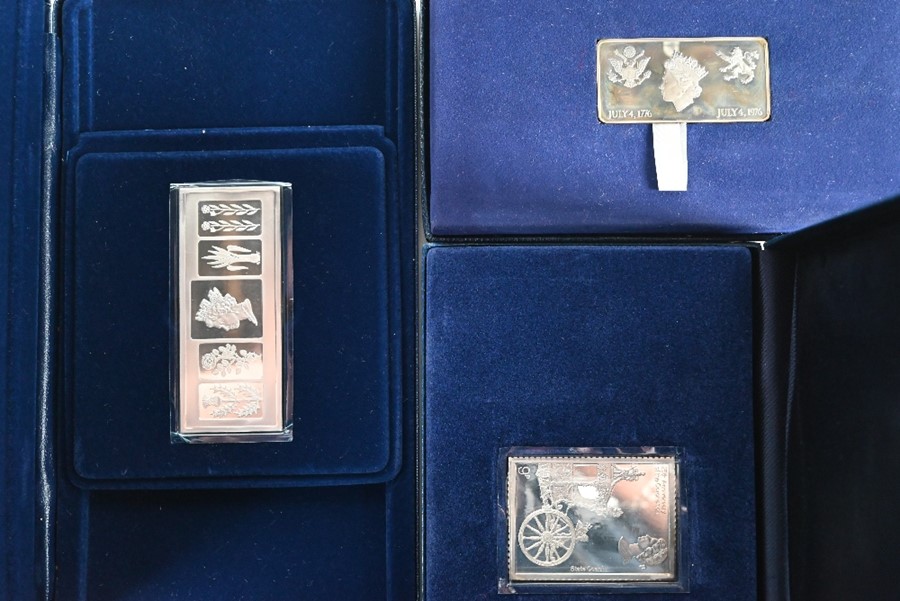 Royal commemorative silver ingots - Image 4 of 10