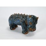 Weiner Werkstätte majolica hippopotamus