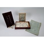 A Chinese Mah-Jong set