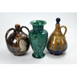 Three Royal Doulton stoneware vases