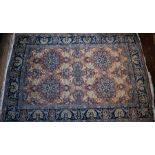 A contemporary classic design Persian Kashan carpet, 305 cm x 203 cm