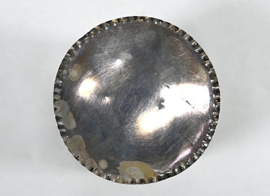 Victorian silver trinket pot - Image 5 of 6