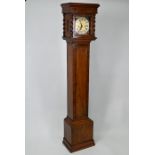 A diminutive eight-day longcase clock