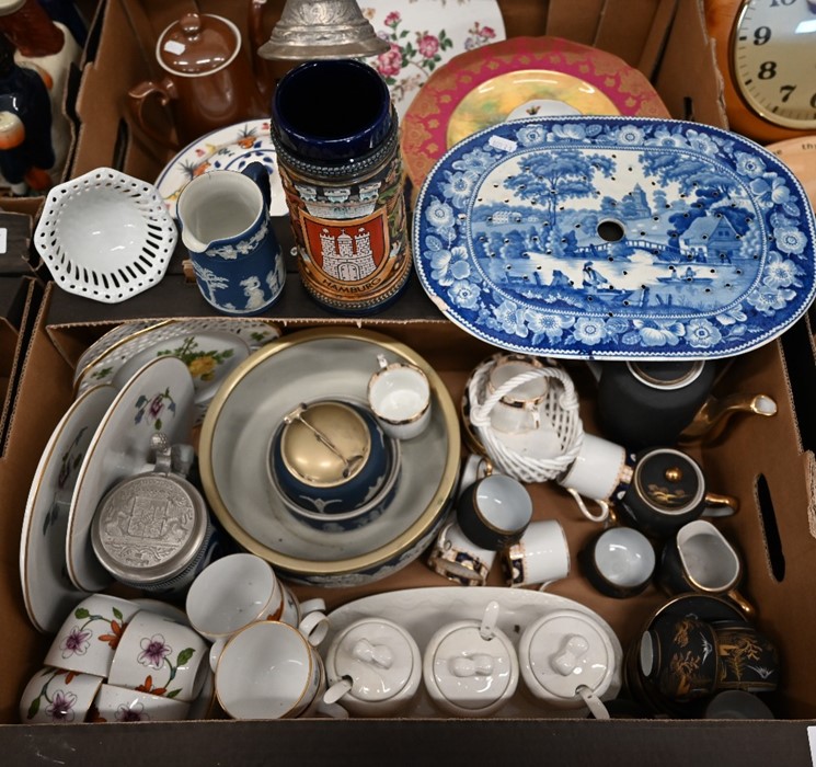 Box of various china