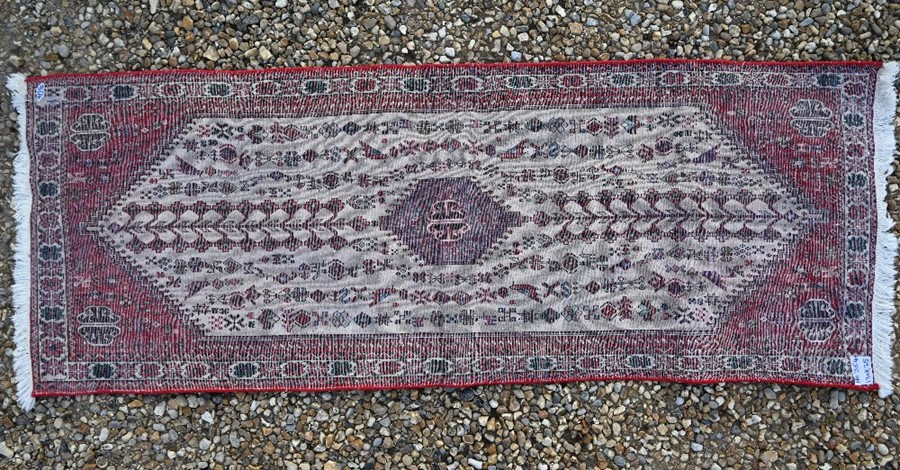 A Persian Shiraz runner, 190 cm x 75 cm - Image 2 of 2