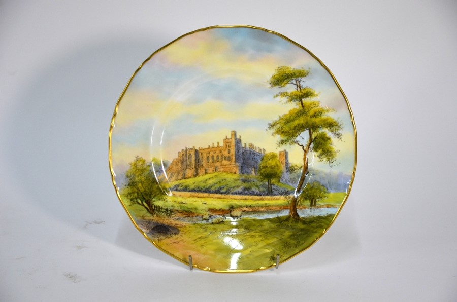 Royal Worcester cabinet plate, Arundel Castle