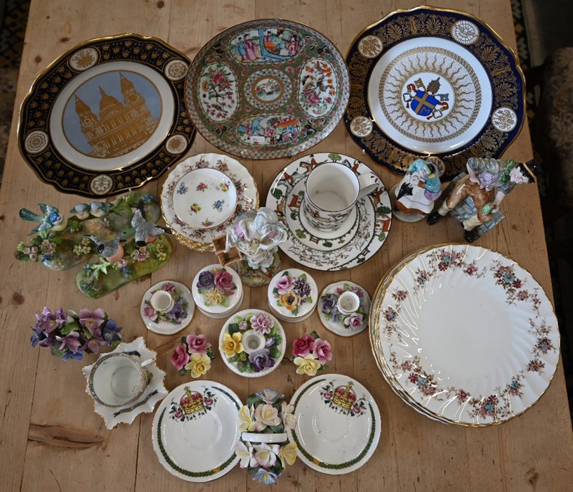 Box of mixed china plates etc - Image 2 of 3