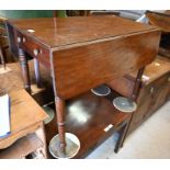 A 19th century mahogany Pembroke table